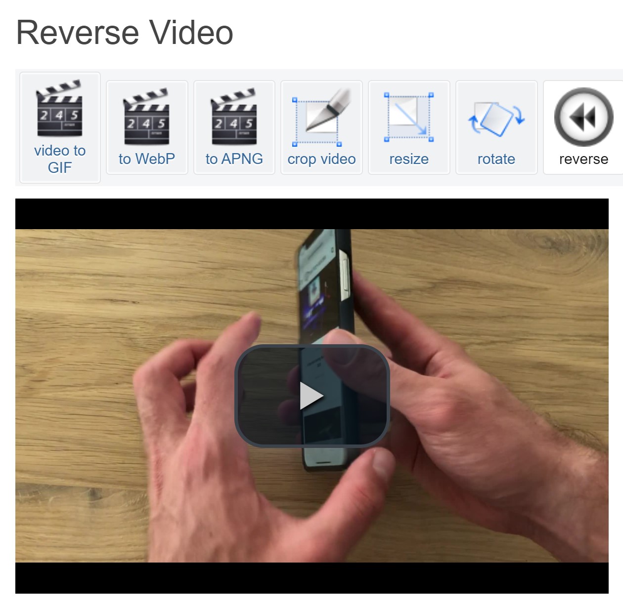 How to Reverse a Video on iPhone for free