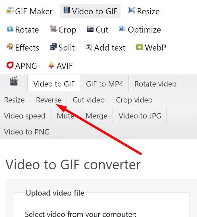 How to Reverse a Video on iPhone - Step 2