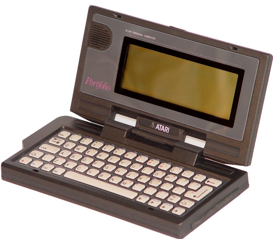 90s Laptop - 7 Fascinating Examples - The Atari Portfolio – a 1989 Laptop