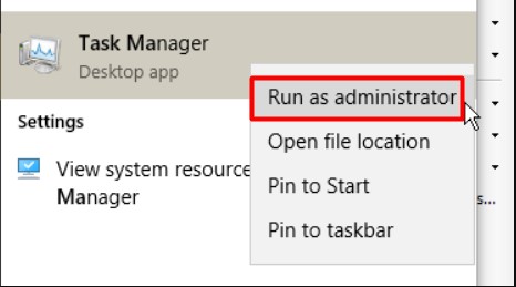 How To Run Task Manager As An Admin (4 Easy Methods) - Create a Shortcut to Task Manager with Administrative Privileges - task manager run admin#3