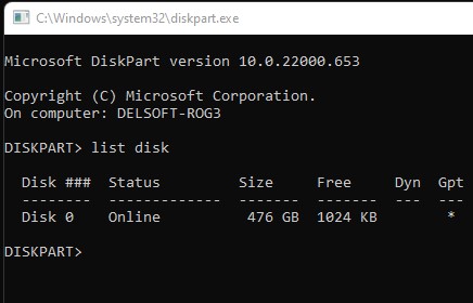 How to Fix the Bootx64 EFI Error. 6 Methods - Run Diskpart in Command Prompt#2