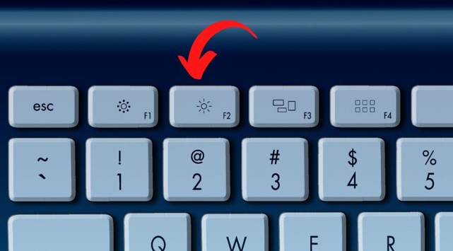How to Make Your Screen Brighter than Max – Complete Guide - Keyboard Keys With the Sun Icon