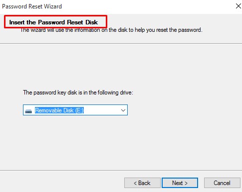 Utilize Your Password Reset Disk Or Clear Out Your Windows #4