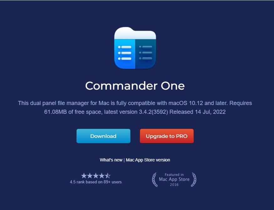 6 Alternatives to WinSCP for Mac -Commander one#2
