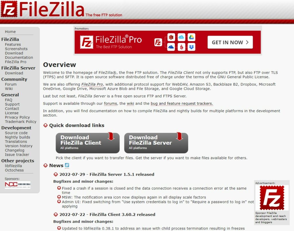 6 Alternatives to WinSCP for Mac - FileZilla#3