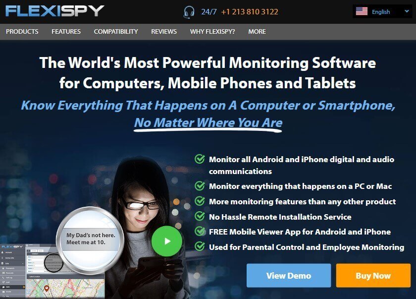 Best Spy Apps For Tracking SMS on iPhones or Android Phones  - Flexspy