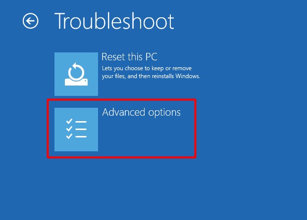  Implement The Safe Mode Feature - Troubleshoot  - Advance options