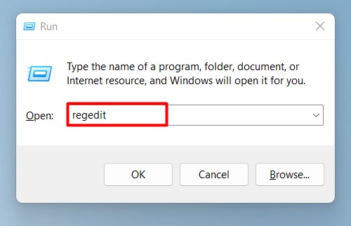 Modify Registry Key - Run - Regedit