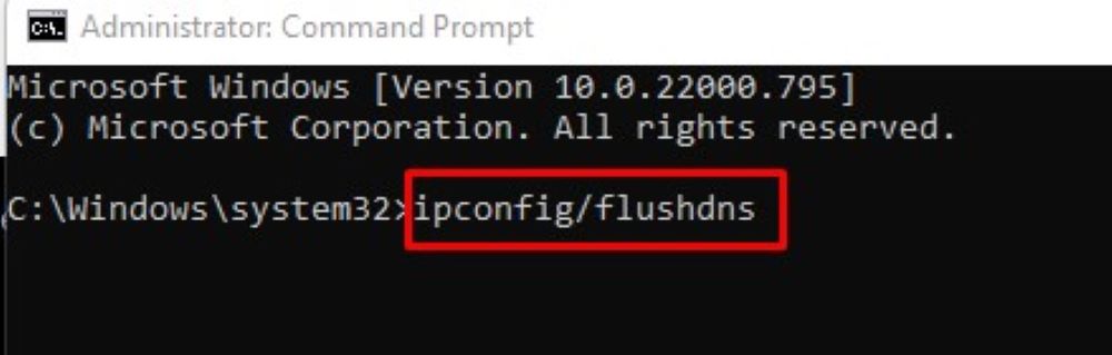 Reboot TCPIP - ipconfig FlushDns