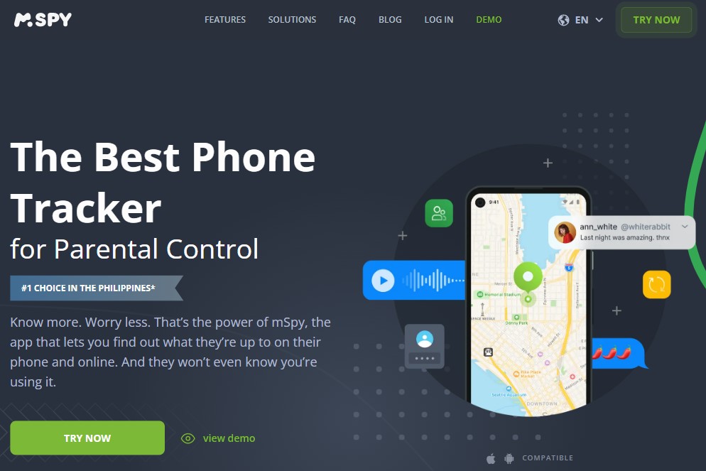 Review of The Best Spy Apps For iPhone And Android Phones (Free And Paid Options) - Mspy