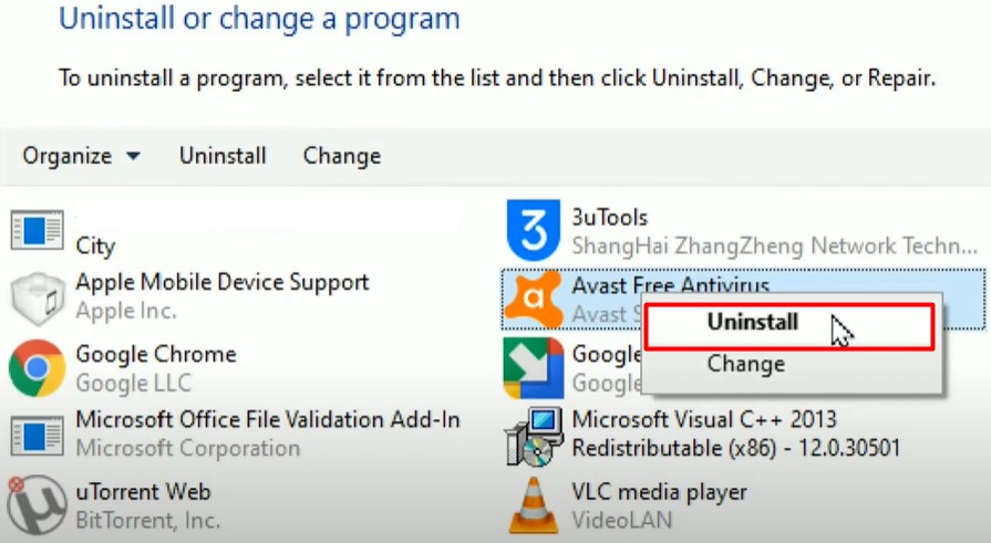 Switch Your Antivirus App - Avast Uninstall - Avast Uninstall#4