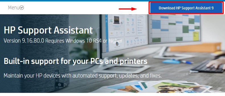 Update Windows Support Assistant - download HPSA