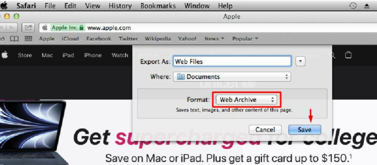 how to open webarchive file