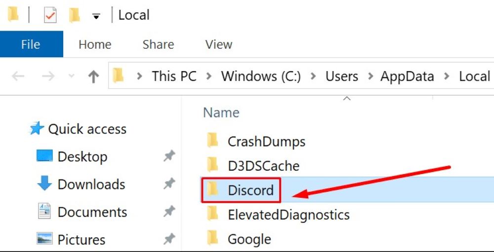 windows Discord folder - Navigate through Windows Explorer