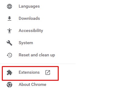 Google Chrome - extension