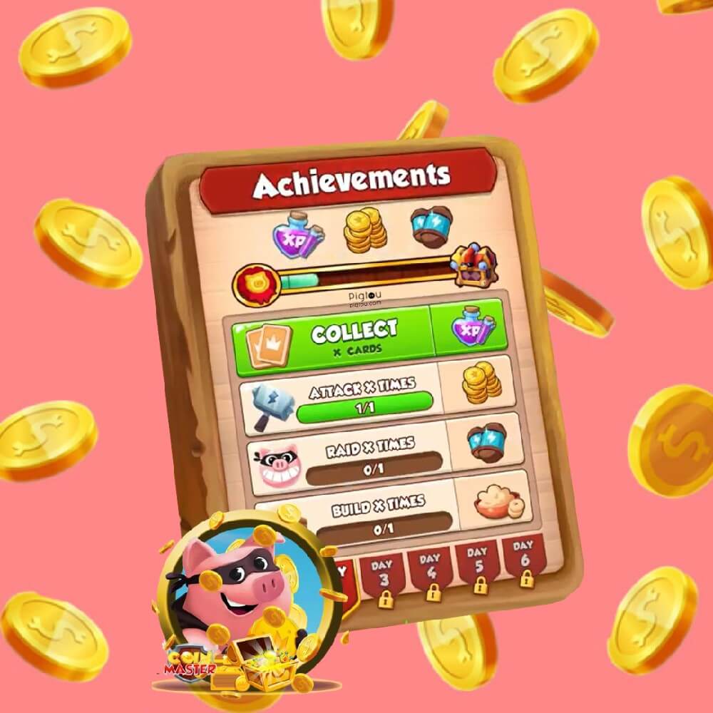 Coin Master Achievements Guide (Rewards & Tips)