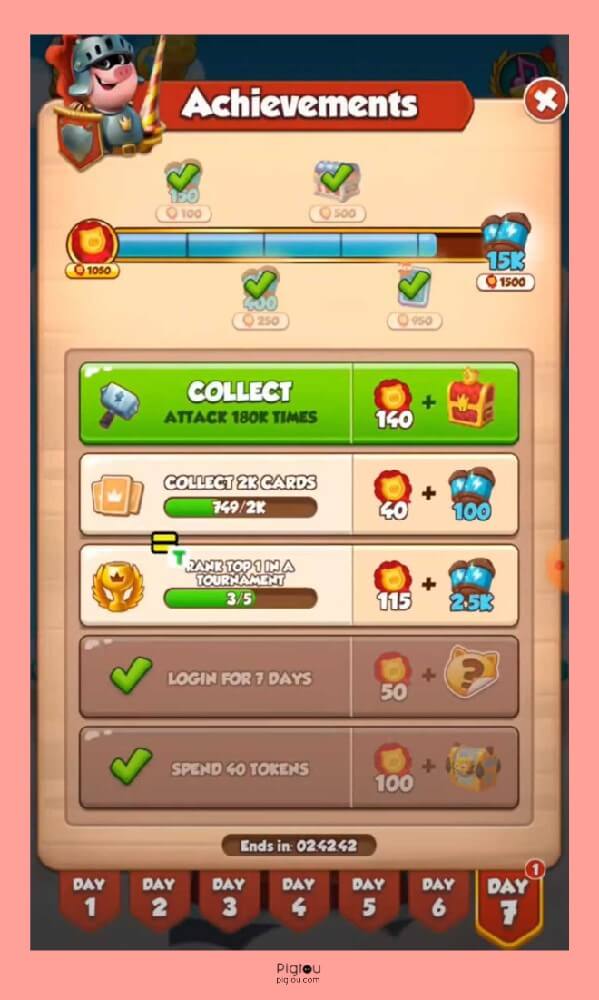 What are “Achievements” in Coin Master?