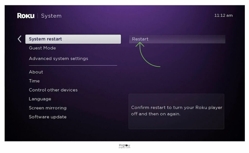 TCL Roku TV Turns On and Off by Itself - Perform a system restart