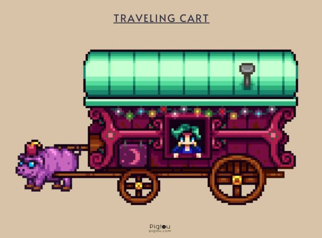 Buy seeds from the Traveling Cart