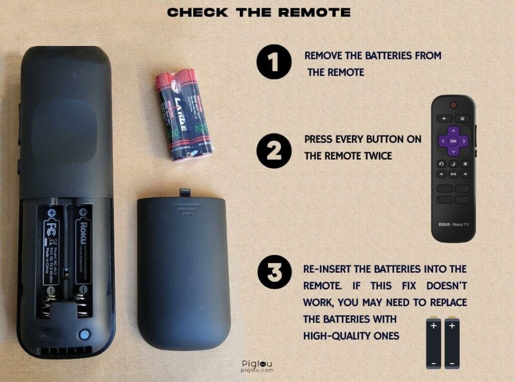 Check the Remote