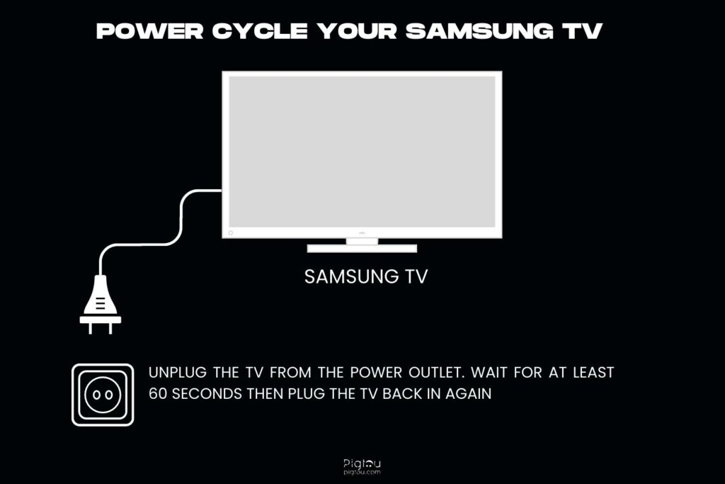 Reboot your Samsung TV