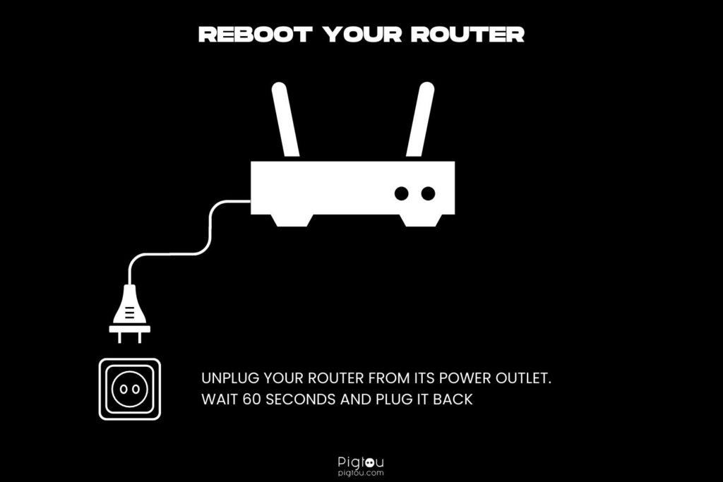 Reboot your router and try again