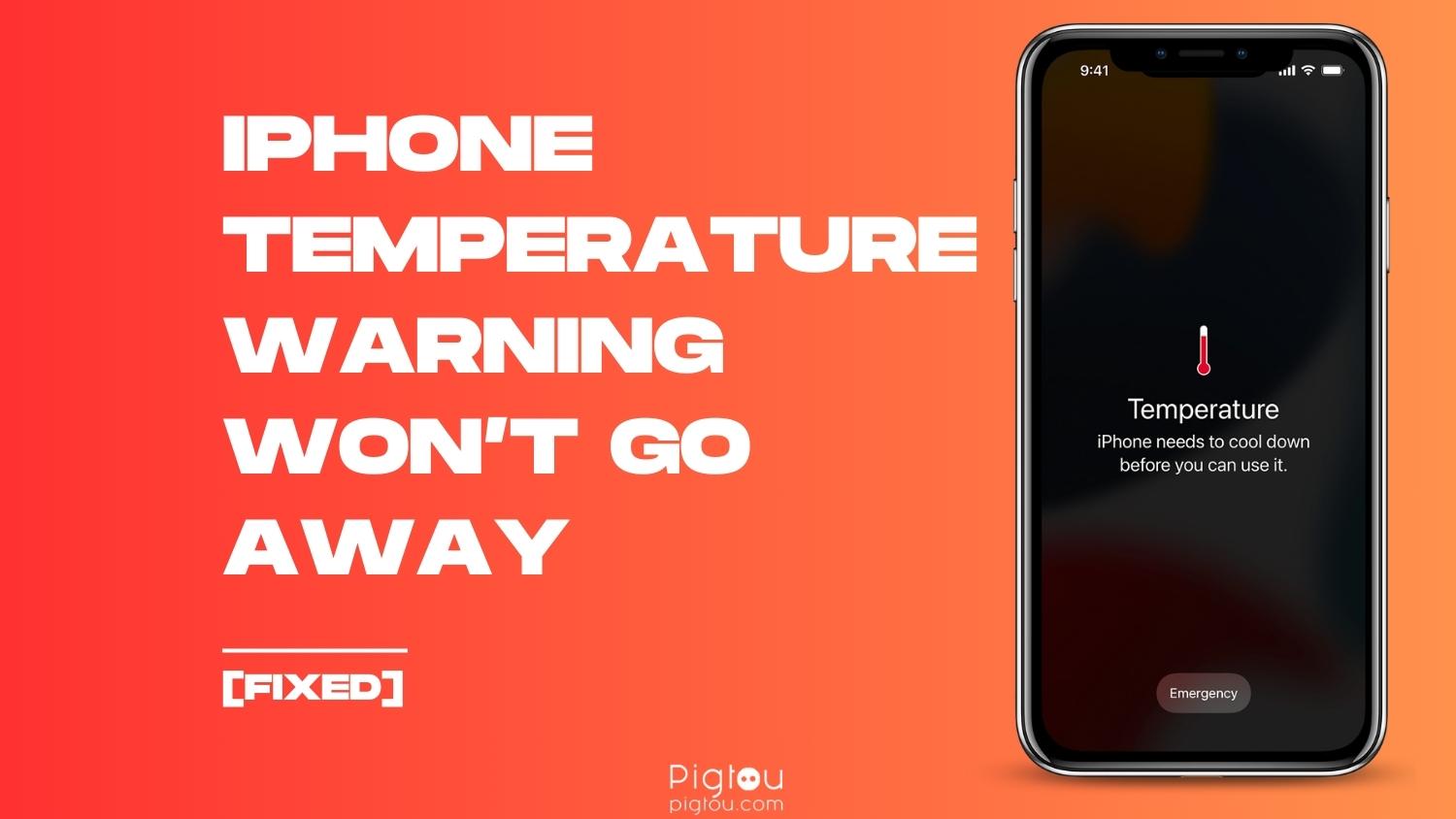 iPhone Temperature Warning Won't Go Away [REAL FIX!]